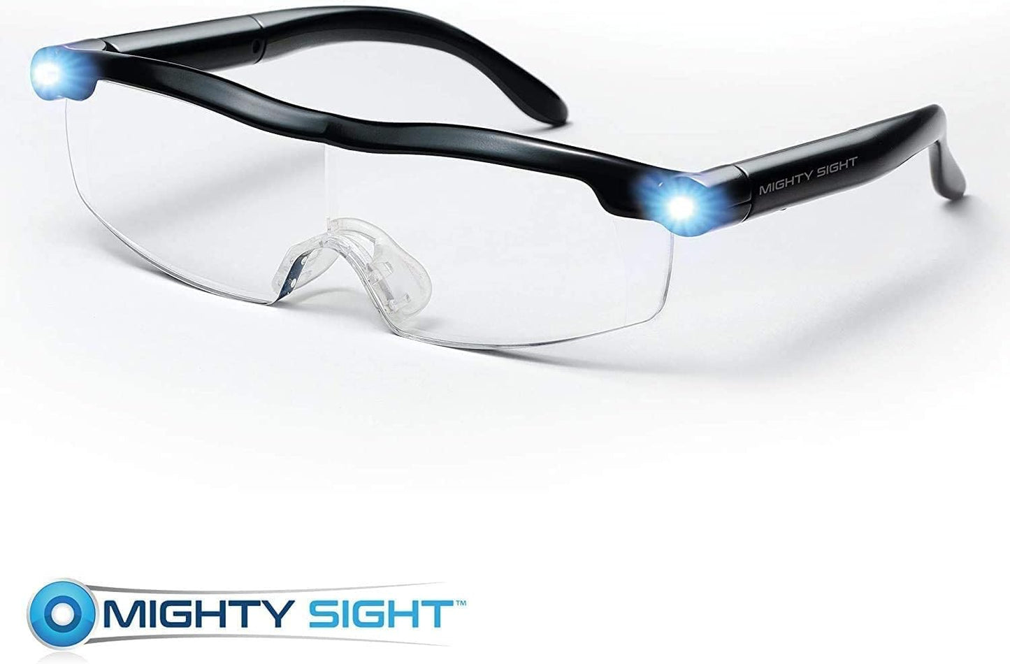 GAFAS DE AUMENTO CON LUZ LED RECARGABLES MIGTHY SIGHT 100% ORIGINALES