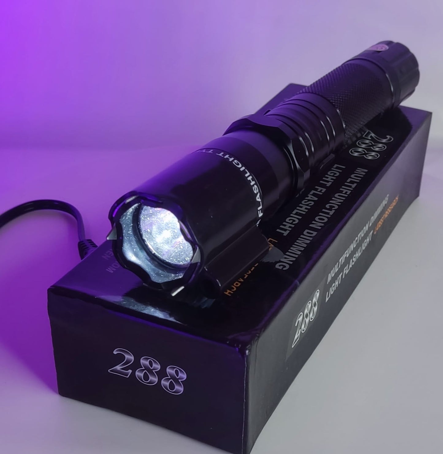 LINTERNA TASER TACTICA MILITAR