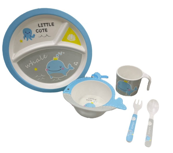 SET DE LOZA PARA NIÑOS 🦁🍽️🎈