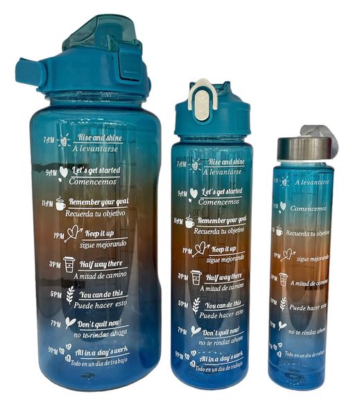 TERMO MOTIVACIONAL TRANSPARENTE 3 EN 1