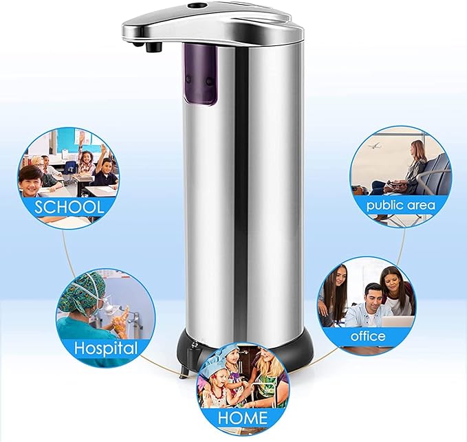 DISPENSADOR DE JABON CON SENSOR INFRARROJO