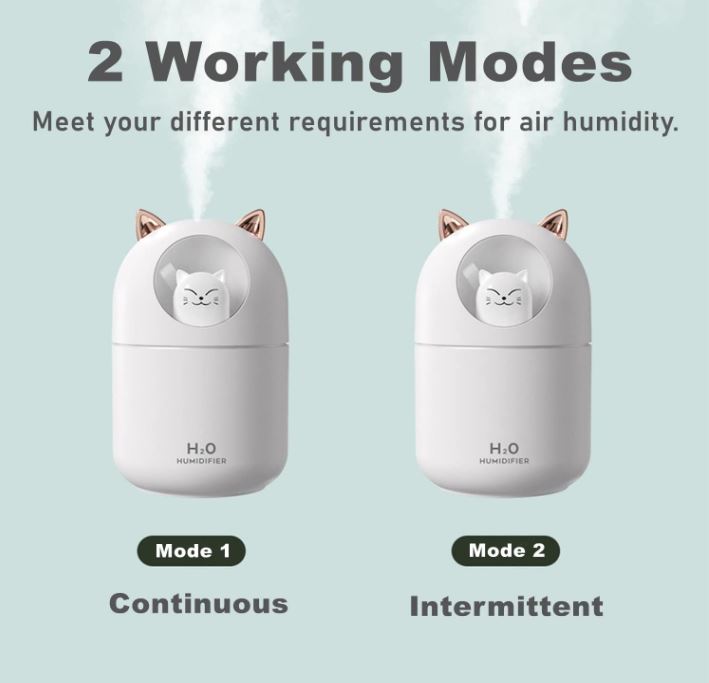 HUMIDIFICADOR GATO INSIDE OREJAS