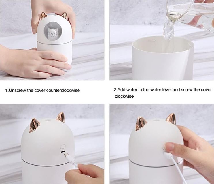 HUMIDIFICADOR GATO INSIDE OREJAS