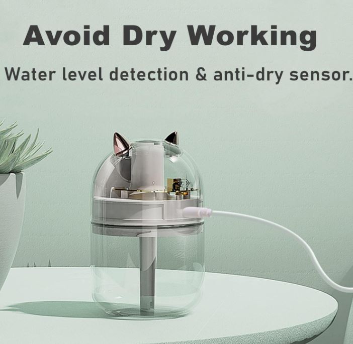 HUMIDIFICADOR GATO INSIDE OREJAS